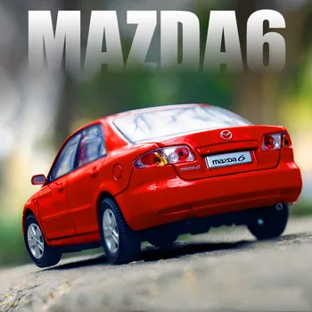 1:32 2008 Mazda 6 Высокая имитационная модель автомобиля Из сплава, литые под давлением модели автомобилей, коллекция детских игрушек E97