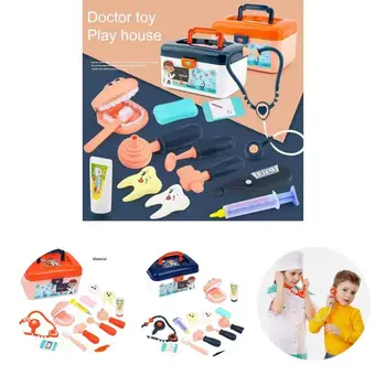 1 Комплект, Милая с коробкой, Обучающая Познанию Медсестра, Инъекционный стетоскоп, Доктор, игрушка для девочки, Набор Доктора, игрушка для ролевых игр, игрушка