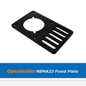 1 шт. Детали для 3D-принтера Openbuilds Монтажная пластина двигателя, алюминиевый Кронштейн для крепления шагового двигателя NEMA 23 1
