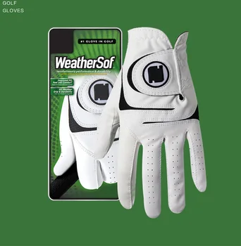 1 шт., новые модные перчатки для гольфа премиум-класса, мужские перчатки для левой и правой руки, защита от дождя, износостойкие, прочные, гибкие, удобные, устойчивые к скольжению 1