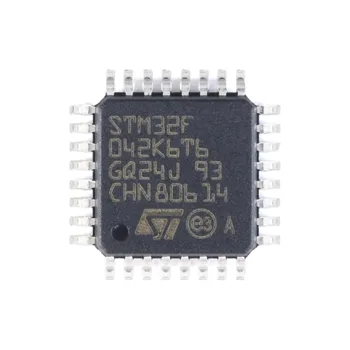 10 шт./лот STM32F042K6T6 LQFP-32 ARM Микроконтроллеры - MCU Основной Arm Cortex-M0 USB линейный MCU 32 Кбайт флэш-памяти 48 МГц 1