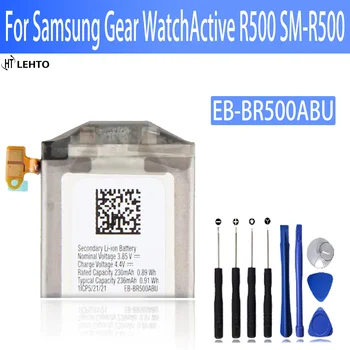 100% Оригинальный аккумулятор EB-BR500ABU для Samsung Gear Watch Active SM-R500 Батареи 1