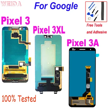 100% Протестированный ЖК-дисплей для Google Pixel 3 Pixel 3XL 3 XL Pixel 3A ЖК-дисплей с Сенсорным экраном Дигитайзер в Сборе для Google Pixel 3A LCD