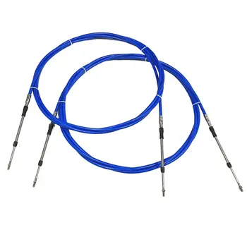 13-футовый синий Универсальный кабель дроссельной заслонки 3300/33C для управления лодкой Комплект из 2 штук 1