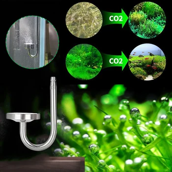 1шт Аквариумный распылитель CO2 Из алюминиевого сплава, диффузор, генератор CO2, редукционный клапан, аквариум для водных растений 1