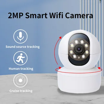 iCSee WIFI камера с лампочкой, двойной объектив CCTV 1080P, обнаружение человека, двухстороннее аудио, беспроводная камера для умного дома в помещении низкая цена - Видеонаблюдение ~ Anechka-nya.ru 11