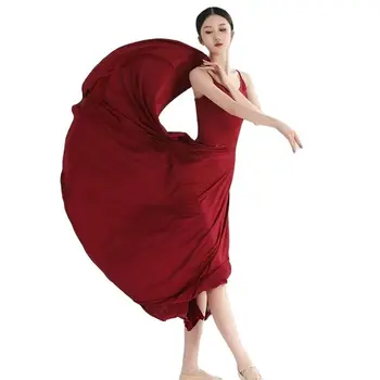 2023 бальный вальс, платье для современных танцев, платья для соревнований по балетным танцам, стандартная балетная красная одежда для танцев, длинное платье для танго 1