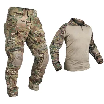 2023 Мужская военная форма, Брюки, Униформа Multicam Gen3, Сложенный Военно-Тактический Камуфляж, Мужские Рубашки для Страйкбола, Пейнтбола P 1