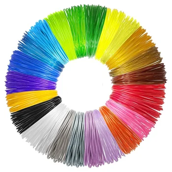 25 Цветов Нити для Заправки 3D-ручки PLA, премиум-нить 1,75 мм для 3D-принтера/3D Ручки, каждый цвет 16 Футов 1
