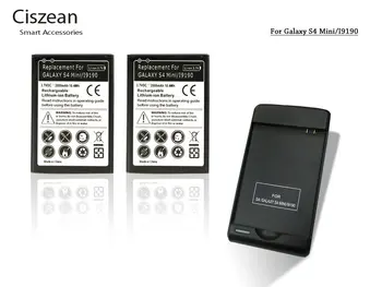2x2800 мАч B500BE B500AE литий-ионный Аккумулятор + 1x Настенное зарядное устройство Для Samsung Galaxy S4 mini I9190 I9192 I9195 I9198 Аккумуляторы