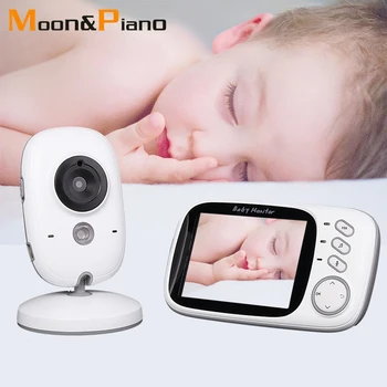 3,2-Дюймовая Детская Камера Kid Nanny Безопасное Устройство Ночного Видения Монитор Высокого Разрешения Музыкальный Голосовой Домофон Мониторинг Наблюдения