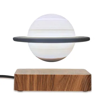 3D печать, Ночник с магнитной левитацией, лампа Сатурн, Плавающая Луна, освещение для детской комнаты, детский Рождественский подарок