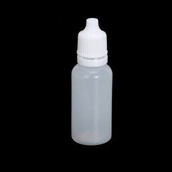 500ШТ 15 мл Пустых пластиковых Бутылок-капельниц для жидкости для глаз, Капельницы для многоразового использования 1
