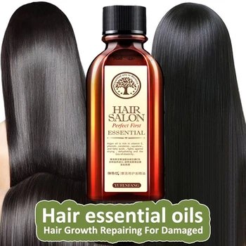 60 мл марокканского арганового масла Восстанавливает поврежденные волосы, Восстанавливающая эссенция, Питательные эфирные масла, Многофункциональный уход за волосами 1