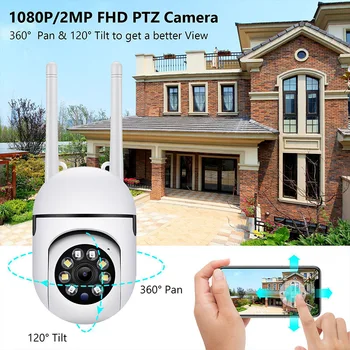 A7 2MP WiFi Surval Камера Беспроводного Наблюдения Наружная IP-камера Ночного AI Слежения Аудио Видео Монитор Защиты Безопасности 1