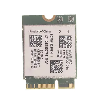 BCM943228ZH BCM943228Z WIFI Подходит для Bluetooth 4,0 NGFF 300 Мбит/с WLAN карта 802.11a/b/g/n SPS 797884-001 для HP 1