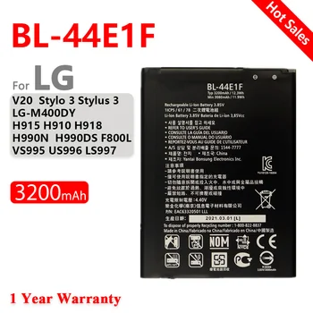 BL-44E1F 3200 мАч Сменный Аккумулятор Для LG V20 VS995 US996 LS997 H990DS H910 H918 F800 H990 BL 44E1F Аккумуляторы для мобильных телефонов