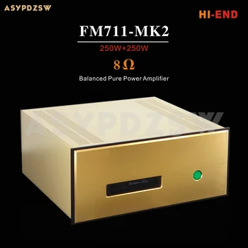 BRZHIFI FM711-MK2 ВЫСОКОКАЧЕСТВЕННЫЙ сбалансированный усилитель чистой мощности 250 Вт + 250 Вт 8 Ом Стандартный/БЛОЧНЫЙ трансформатор (опционально) 1
