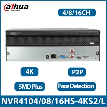 Dahua NVR4104HS-4KS2/L NVR4108HS-4KS2/L NVR4116HS-4KS2/L 4/8/16-канальный Компактный сетевой видеомагнитофон 1U 1HDD без POE
