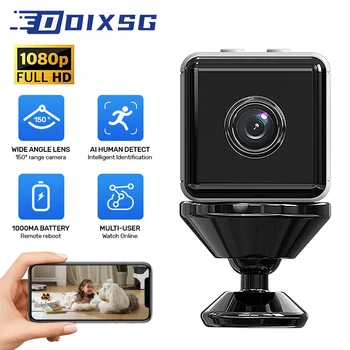 DIXSG 1080P X6D Камера видеонаблюдения на солнечных батареях Портативная Уличная Домашняя Беспроводная WIFI мини-камера безопасности Спортивная видеокамера 1