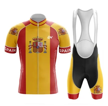 ENCYMO Новая Испанская велосипедная майка Pro Team, Велосипедная одежда, Летние футболки с коротким рукавом MTB, мужская велосипедная Майка