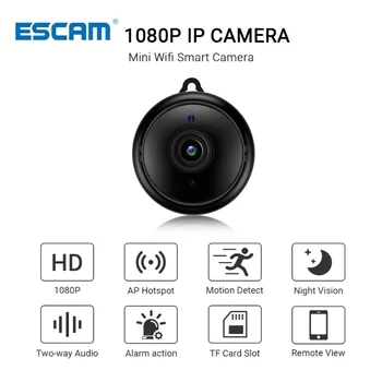 Escam V380 Мини Wifi IP-камера HD 1080P Беспроводная камера для помещений Ночного видения Двухсторонняя аудио Камера обнаружения движения Радионяня 1