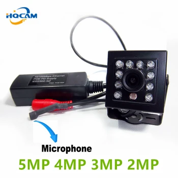 HQCAM PoE IP-камера 5MP HD 5MP 4MP 3MP 2MP Onvif Инфракрасная Камера для помещений 6 м Ночного Видения для Видеонаблюдения веб-камера Xmeye APP