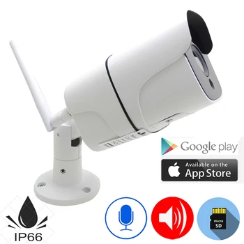 IP-камера Wifi 1080P HD 720P 960P Беспроводное Видеонаблюдение Наружное Водонепроницаемое аудио 2MP IPCam Инфракрасная домашняя камера 1