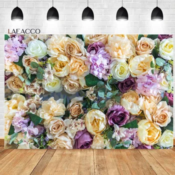 Laeacco Spring Blossom Цветочные живописные портретные фоны, Плакат для фотосессии на День матери, Индивидуальный фон для фотосъемки