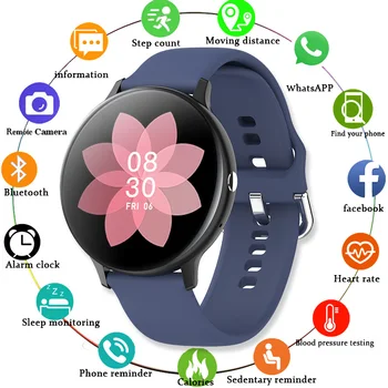 LIGE Новые Смарт-часы Для Мужчин И Женщин Bluetooth Вызов Сердечного Ритма Спортивный фитнес-трекер Управление Музыкой Браслет Мужские Часы для Android IOS 1