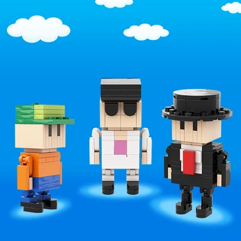 Moc Stumble Guys Строительные блоки Игровая Фигурка Модель для подражания Legoideas Наборы игрушек для Детей Подарок Взрослым Мальчикам Мужчинам Кирпичи