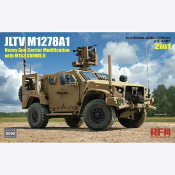RYEFIELD MODEL RFM RM-5099 1/35 Модификация Тяжелого носителя JLTV M1278A1 с M153 CROWS II - Комплект масштабной модели 1
