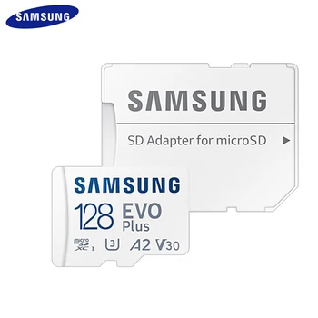 SAMSUNG EVO Plus Micro SD Карта 128 ГБ A2 U3 V30 Флэш-карта памяти 64 ГБ Microsd 256 Гб 4K C10 U1 A1 TF Карты 512 ГБ 130 МБ 1