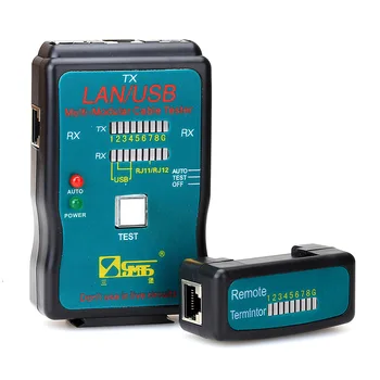 Sanbao CT-168 детектор сетевого кабеля RJ45 телефонная линия rj11 USB-провод многофункциональный тестер 1