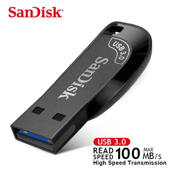 SanDisk 100% Оригинальный CZ410 USB 3,0 Флэш-накопитель 128 ГБ/64 ГБ/32 ГБ Флеш-накопитель USB 3,0 Дисковая Флешка Memory Stick 1
