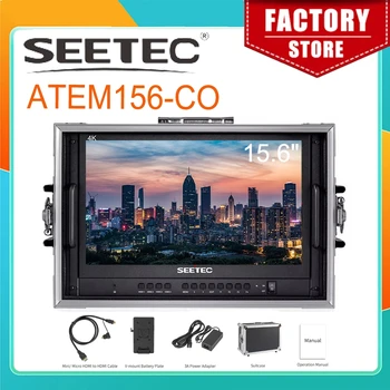 SEETEC 15,6 ”ATEM156-CO 4K HDMI Multiview Портативный Ручной монитор режиссера прямой трансляции для ATEM Mini Mixer Pro 1