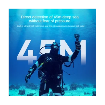 TELESIN 45M Водонепроницаемый Чехол для GoPro 11 10 9 Корпус для Подводного Плавания с Фильтром для Дайвинга Аксессуары для экшн-камеры 1