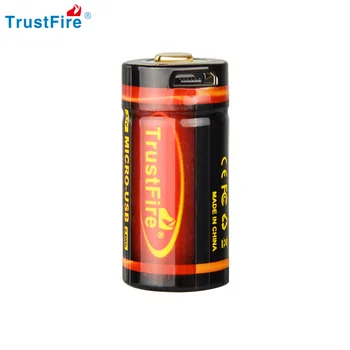 TrustFire Оригинальный CR123a USB Аккумуляторные батареи 16340 3,7 В 700 мАч литий-ионный аккумулятор для детской игрушки 1