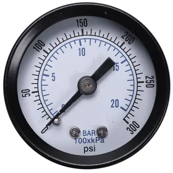 Ts-40 1/8 Дюймовый Мини-манометр для топлива, воздуха, масла, Жидкой воды 0-20 бар/ 0-300 фунтов на квадратный дюйм, Измеритель давления, инструменты для проверки давления 1
