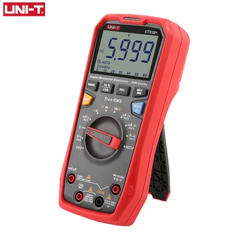 UNI-T UT61B + Блок Мультиметр Цифровой 6000 Отсчетов ЖК-Дисплей DC AC 1000V True RMS Автоматический Диапазон Измерения Емкости 60mF Измерительные Инструменты 1