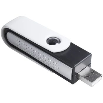 USB ионный Кислородный бар Освежитель Воздуха Очиститель ионизатор Для Ноутбука Черный + белый 1