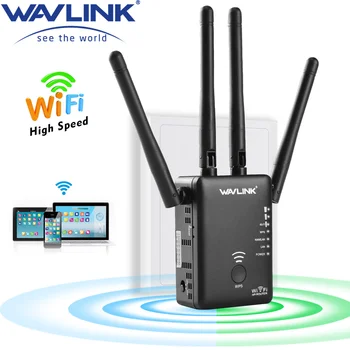 Wavlink AC1200 Wi-Fi Ретранслятор/маршрутизатор/точка доступа Беспроводной расширитель диапазона Wi-Fi Усилитель сигнала Wi-Fi с внешними антеннами Горячий