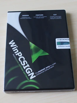 Winpcsign basic 2012 программное обеспечение для плоттера для резки наклеек с функцией контурирования 1