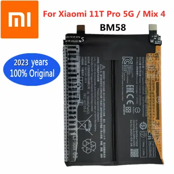 Xiao mi 2023 Оригинальный 5000 мАч BM58 Аккумулятор Для телефона Xiaomi 11T Pro 5G/Mix 4 Mix4 Высококачественные Сменные Батареи Batteria 1