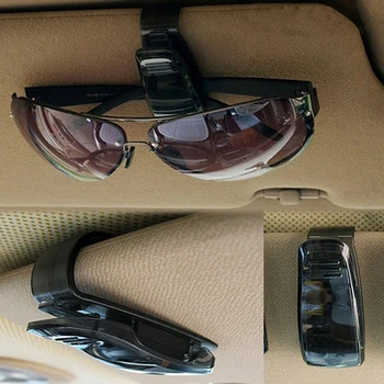 Автоматическая Застежка Автомобиль Солнцезащитный козырек Солнцезащитные очки Держатель для очков Карточка Зажим для ручки Яйцебойка подставка для очков