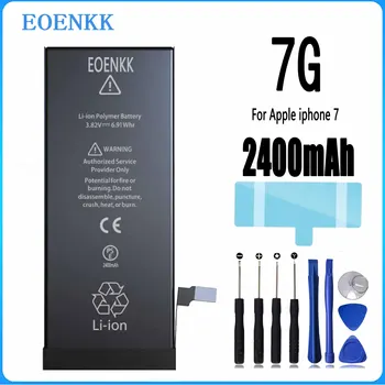 Аккумулятор EOENKK 2400 мАч для Apple IPHONE 7/7 Г/8 Г Ремонтная деталь Замена аккумуляторов для телефонов большой емкости Bateria
