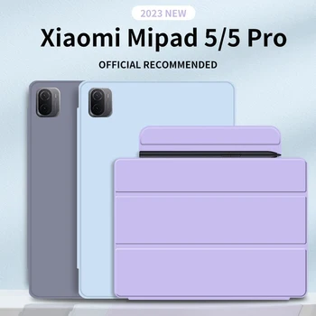 Безрамочный двойной магнитный чехол для Xiaomi Mipad 5 Pro с 11-дюймовой подставкой, флип-интеллектуальный чехол для Xiaomi Mipad 5 Cover Funda