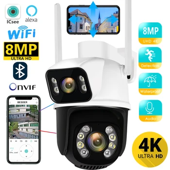 Беспроводная камера видеонаблюдения HD 1080P Цветное Ночное видение WiFi IP-камера Наружный Ai Автоматическое Отслеживание Аудио IP66 CCTV PTZ-Камера низкая цена - Видеонаблюдение ~ Anechka-nya.ru 11