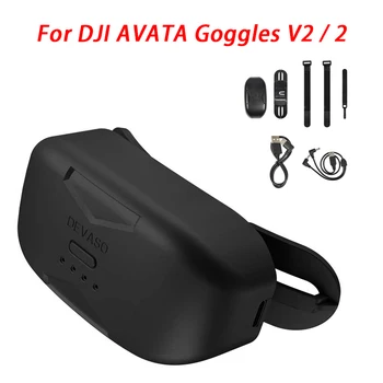 Блок питания для DJI AVATA V2 Goggles 2 FPV Fly Glasses Зарядка Портативного Аккумулятора 6000 мАч Большой емкости Аксессуары для Дронов 1