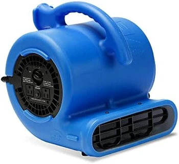 Воздушный движитель 1/4 л.с. 900 CFM для оборудования для восстановления повреждений от воды, сушилка для ковров, напольный вентилятор, для дома и сантехники, синий 1